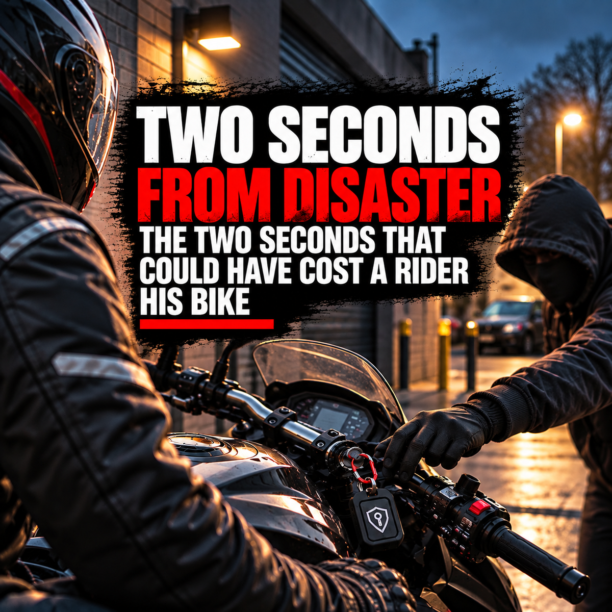 The Two Seconds That Could Have Cost a Rider His Bike